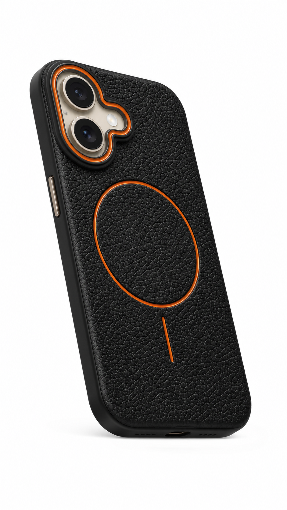 Premium Leather MagSafe Case for iPhone 16