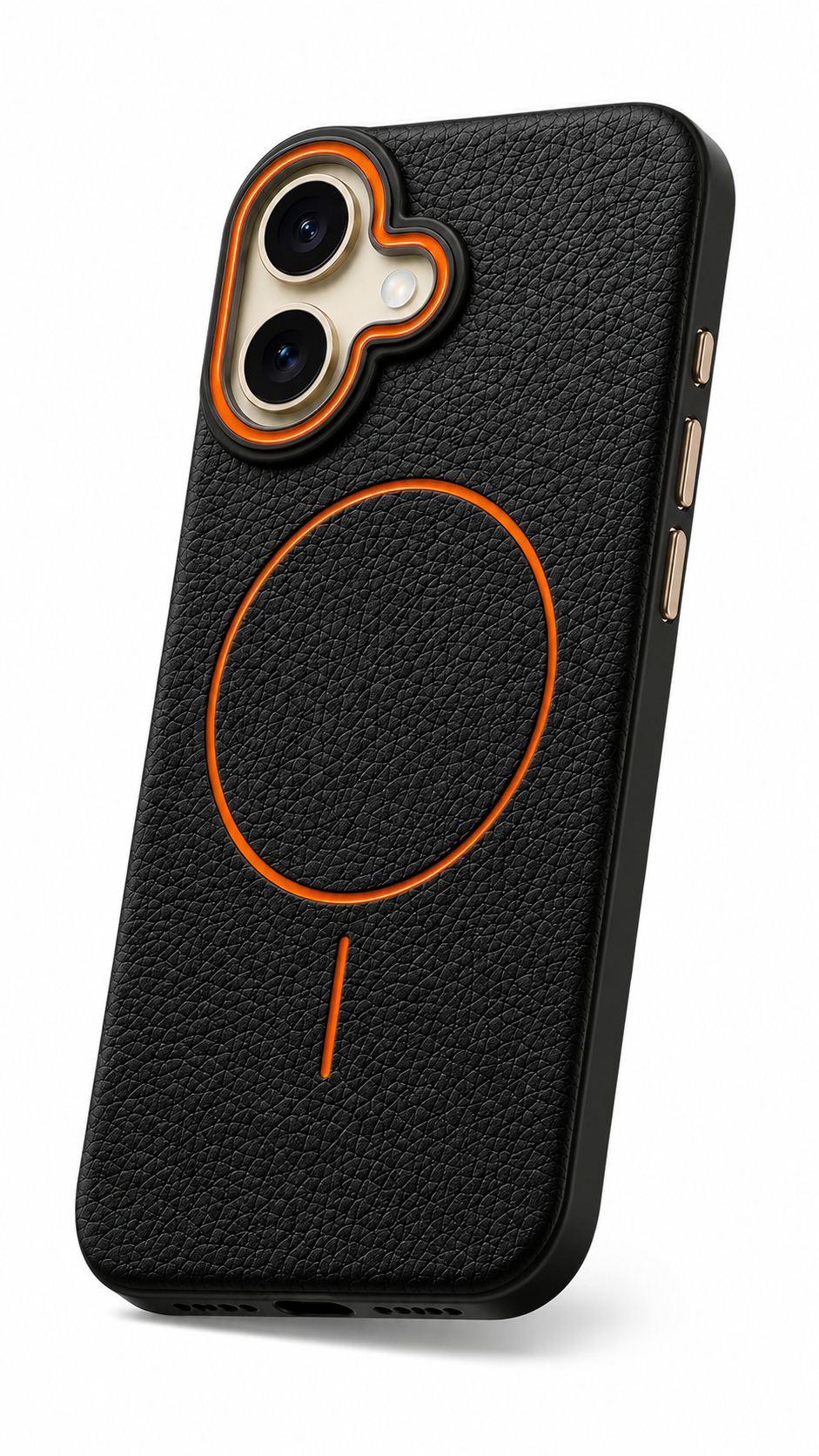 Premium Leather MagSafe Case for iPhone 17
