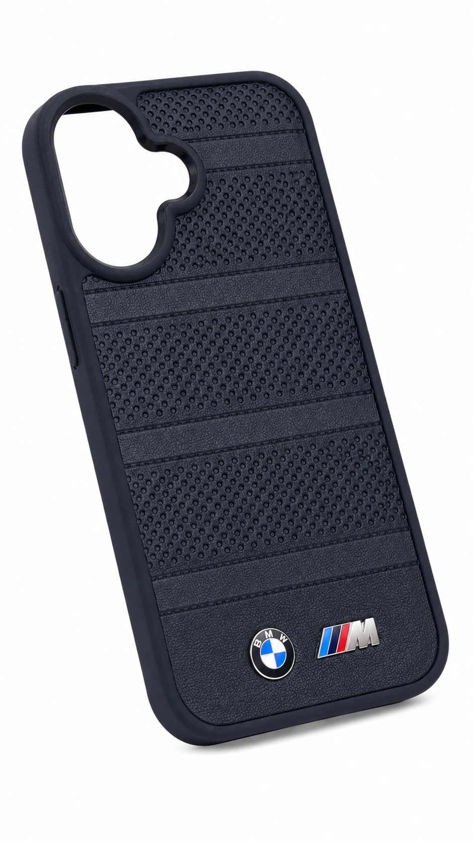 BMW M Performance Embroidered Leather Case for iPhone 16