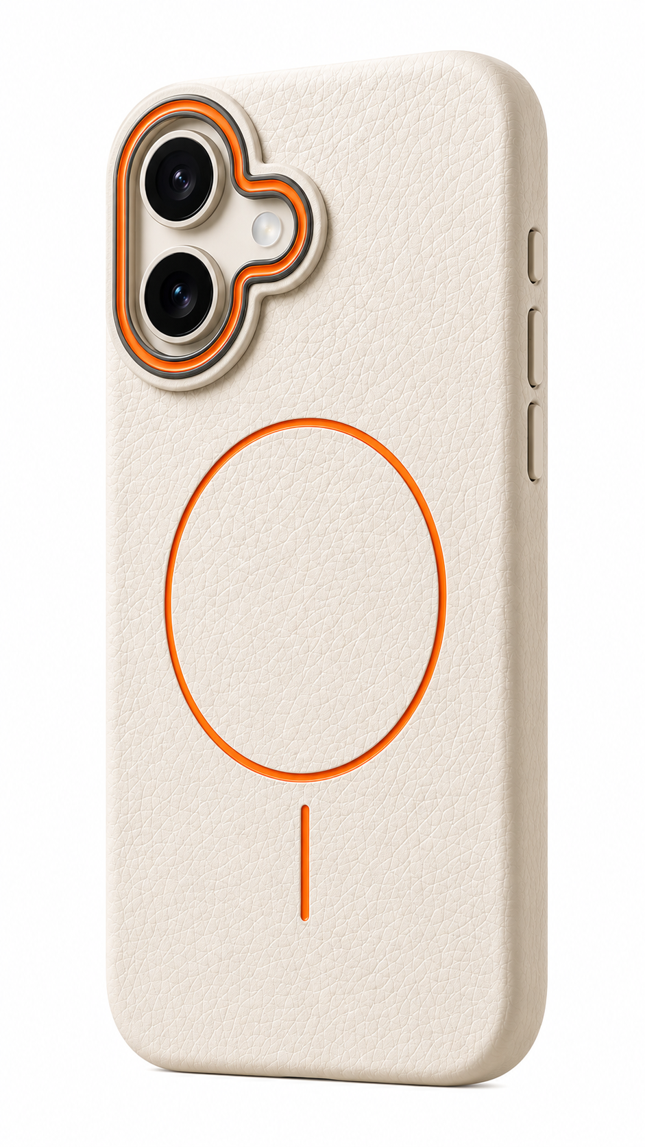 Premium Leather MagSafe Case for iPhone 16