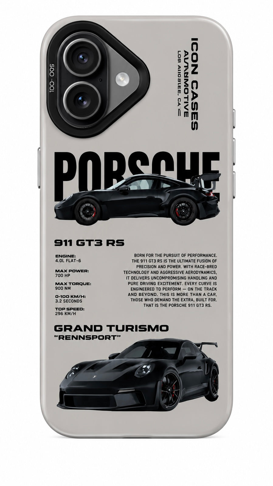 Porsche 911 GT3 RS Performance Edition Case for iPhone 16