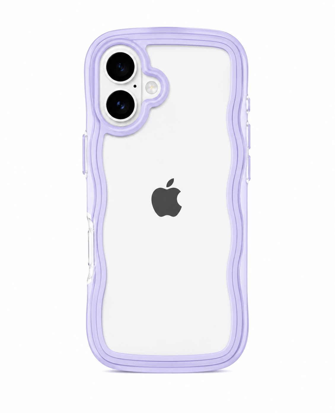 Lavender Wave Clear Case for iPhone 17