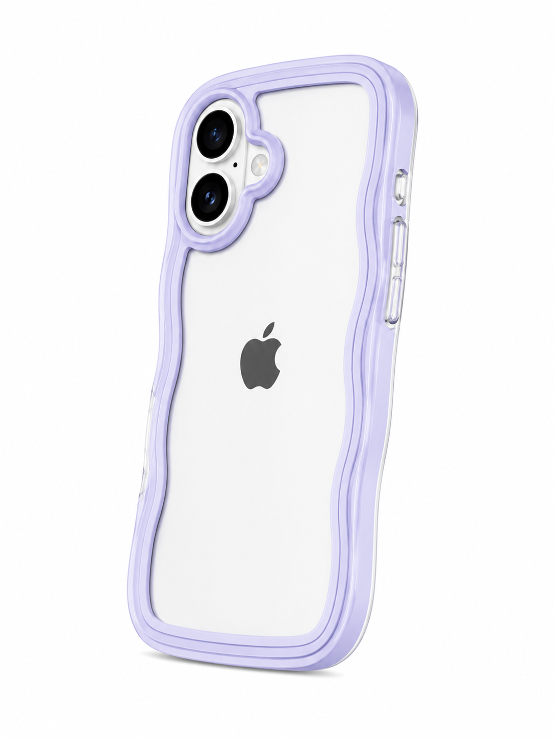 Lavender Wave Clear Case for iPhone 17