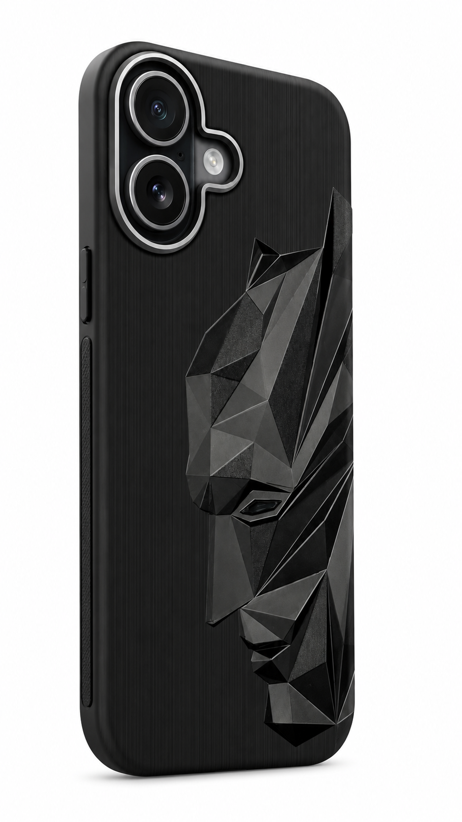 Geometric Panther Case for iPhone 17