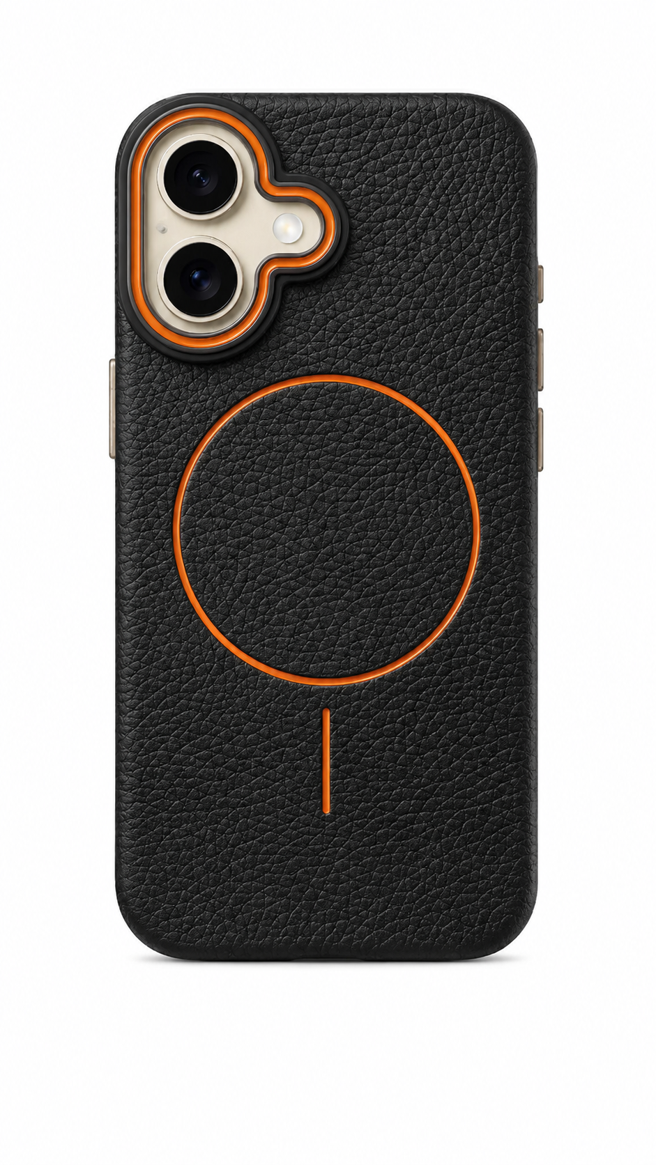 Premium Leather MagSafe Case for iPhone 16