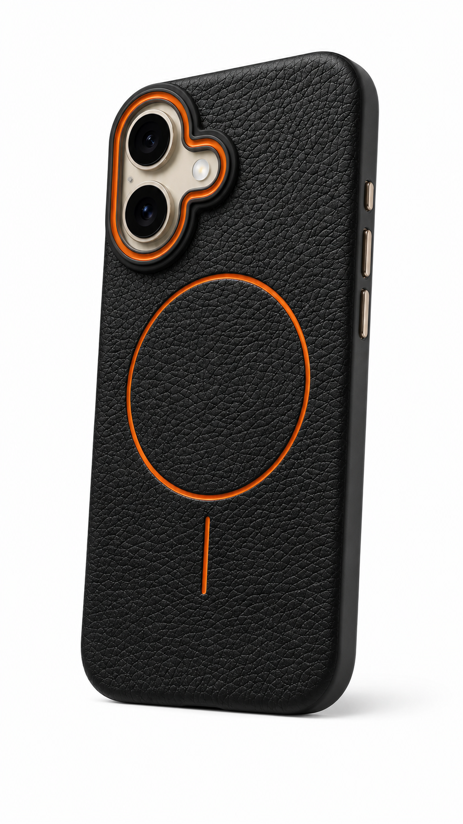 Premium Leather MagSafe Case for iPhone 16