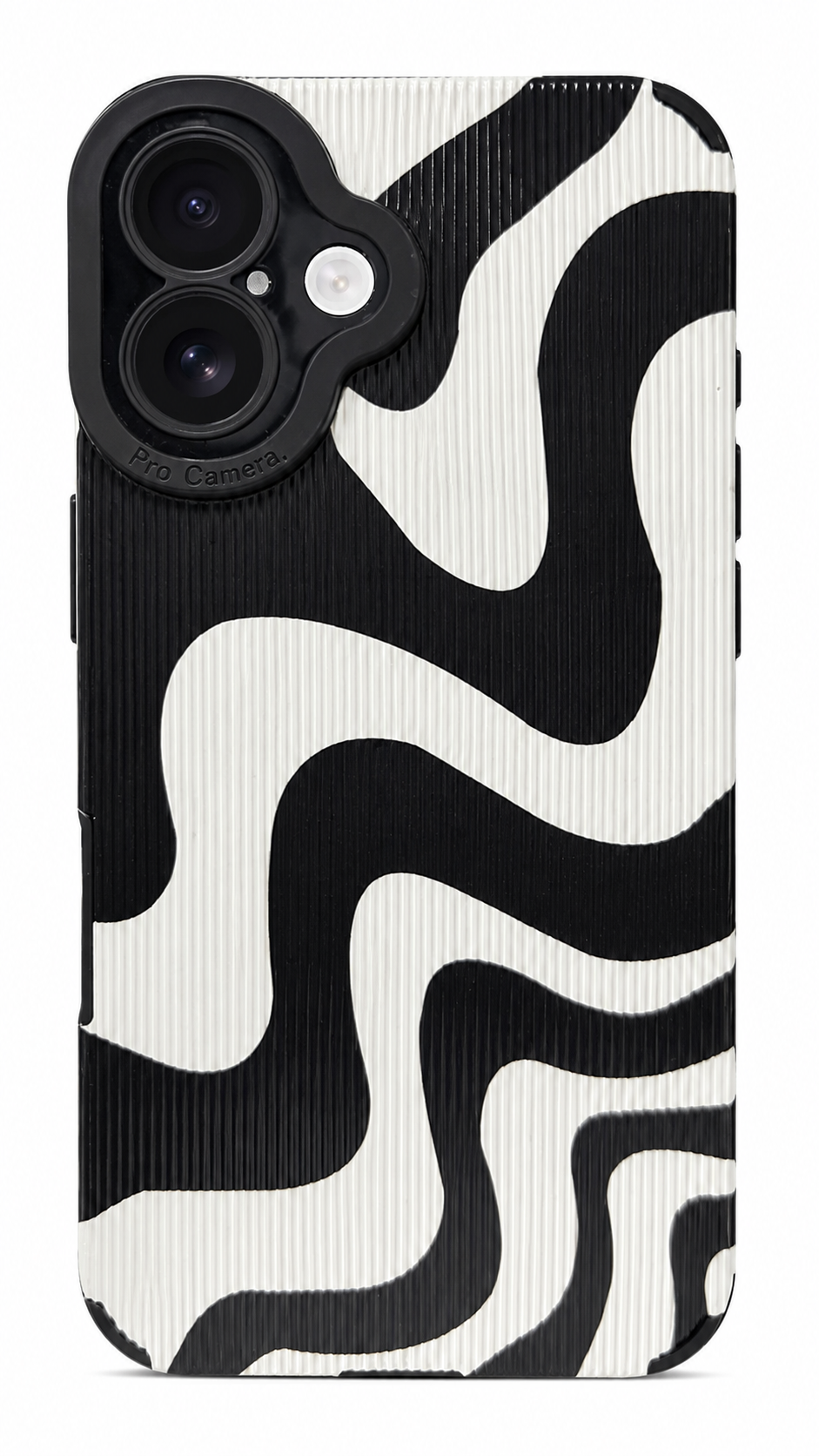 Abstract Wave Pattern Premium Protective Case for iPhone 16
